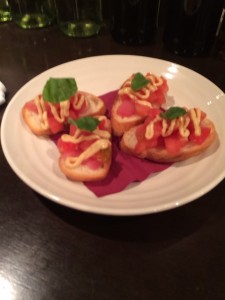 マグロのカナッペ